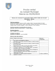 PV du 05 septembre 2025